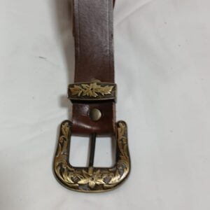 Cinturón Vaqueta Marrón