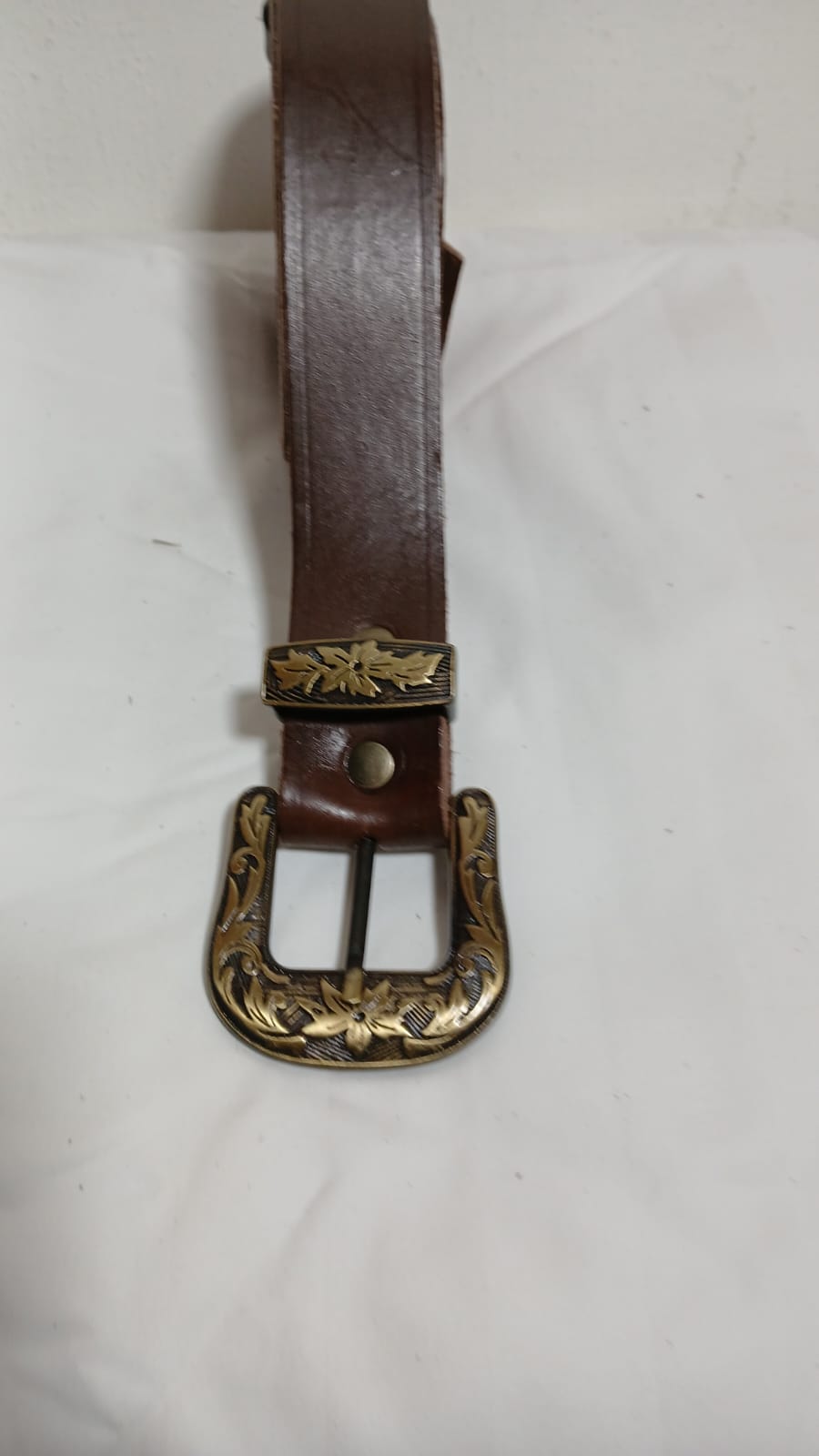 Cinturón Vaqueta Marrón